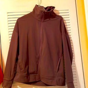 Mondetta Women’s Cozy Full Zip Jacket; Berry Flint; M